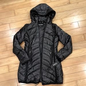 NWT GUESS 3/4 LENGTH PUFFER JACKET